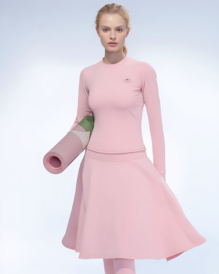 POISE Pilates Set in Baby Pink | UPF 50+ Activewear –Oluna Wear